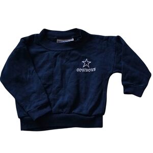 Vintage 90s Brandon Sportswear Baby Dallas Cowboys Sweater, Size 12M